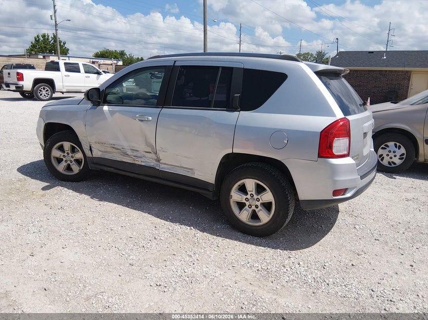 Vin: 1c4njcbaxdd245817, lot: 45850361, jeep compass sport 20133