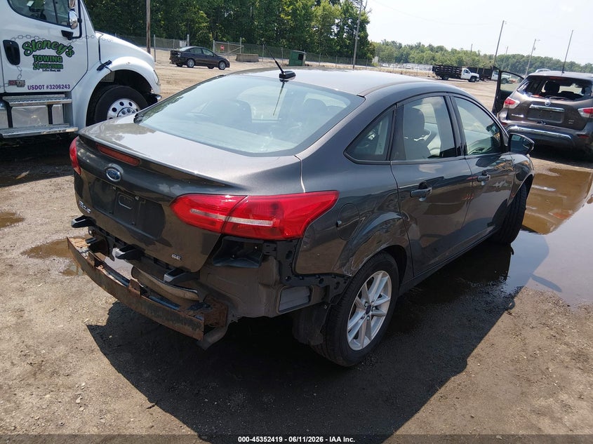 Vin: 1fadp3f29hl327973, lot: 45850366, ford focus se 20174
