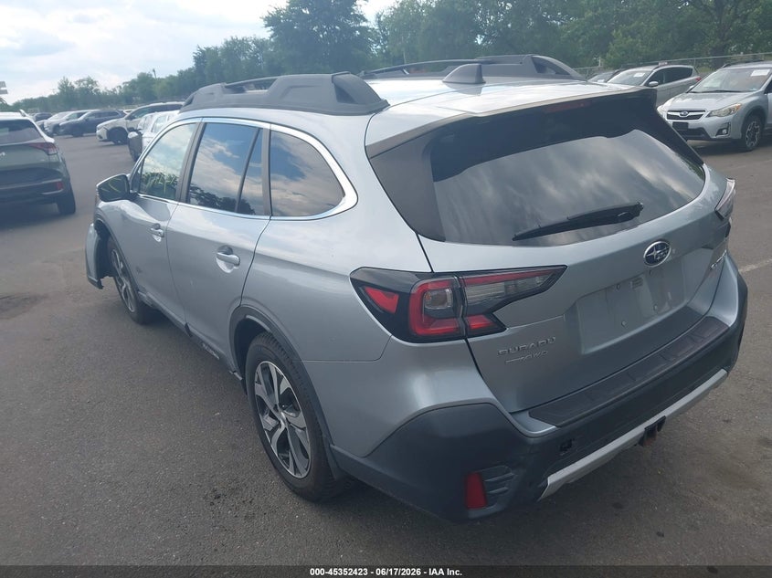 Vin: 4s4btanc5l3232570, lot: 45850370, subaru outback limited 20203