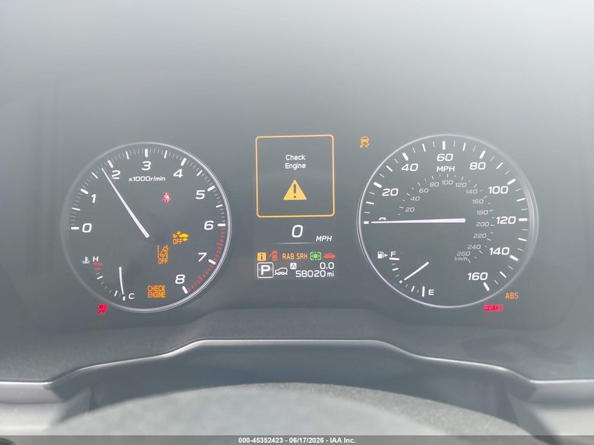 2020 SUBARU OUTBACK auction photo 7