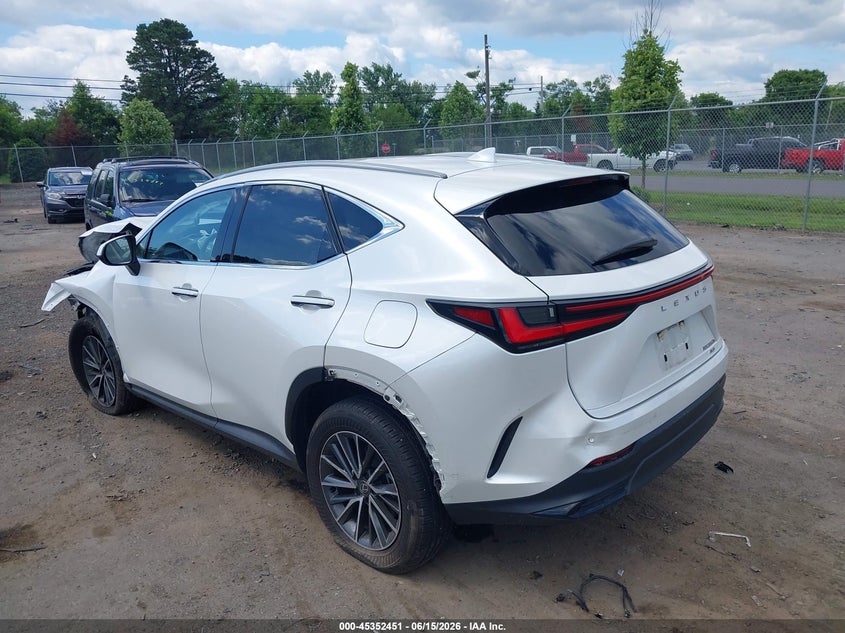 Vin: jtjgkcez3r5020676, lot: 45850398, lexus nx 350h premium 20243