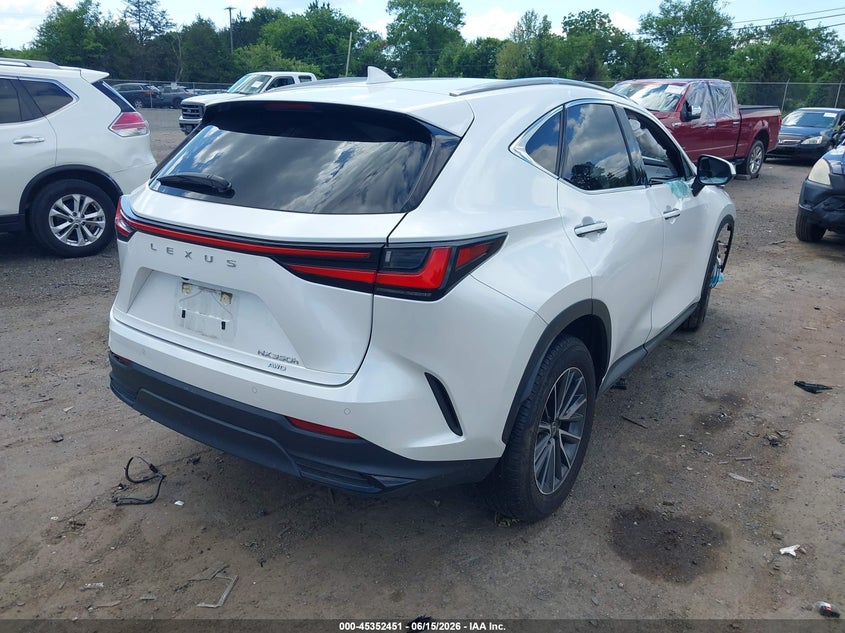 Vin: jtjgkcez3r5020676, lot: 45850398, lexus nx 350h premium 20244