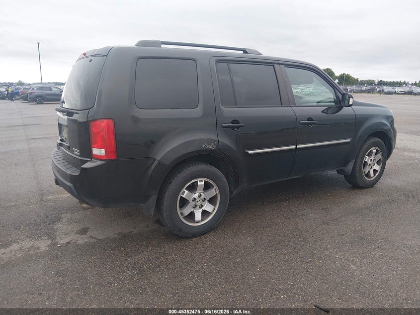 Vin: 5fnyf4h95bb011236, lot: 45850422, honda pilot touring 20114