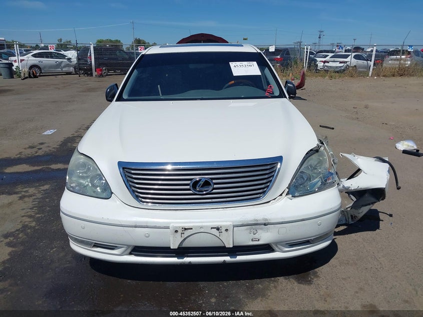 2004 Lexus Ls 430 VIN: JTHBN36F740127128 Lot: 45352507