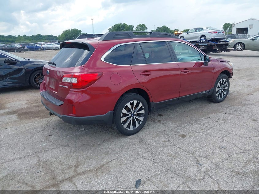 Vin: 4s4bsbnc7g3271370, lot: 45850497, subaru outback 2.5i limited 20164
