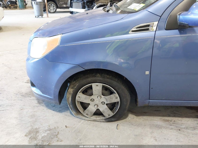 2009 Chevrolet Aveo Lt VIN: KL1TD66E89B317086 Lot: 45352555