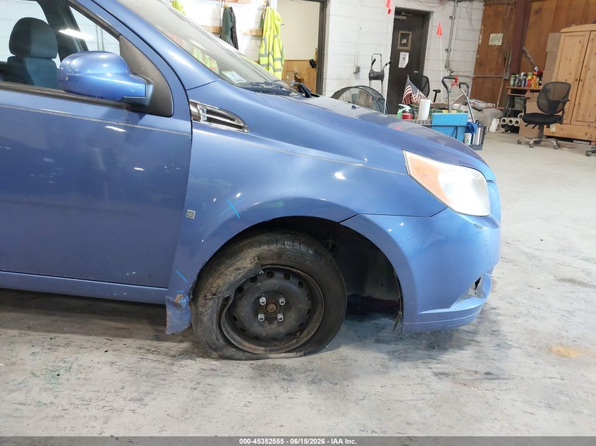 2009 Chevrolet Aveo Lt VIN: KL1TD66E89B317086 Lot: 45352555