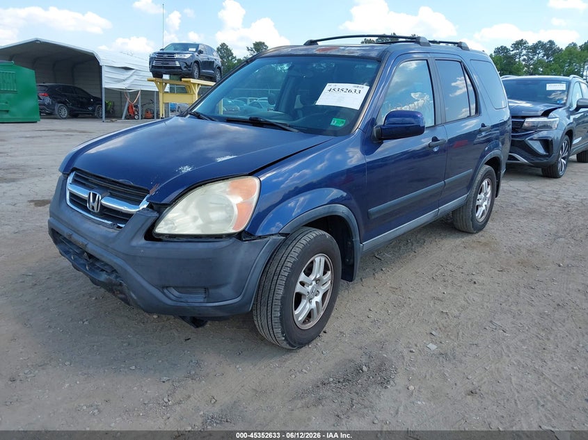2004 HONDA CR-V SPORT UTILITY VEHICLE 2.4L I-4 DOHC, VVT, 160HP