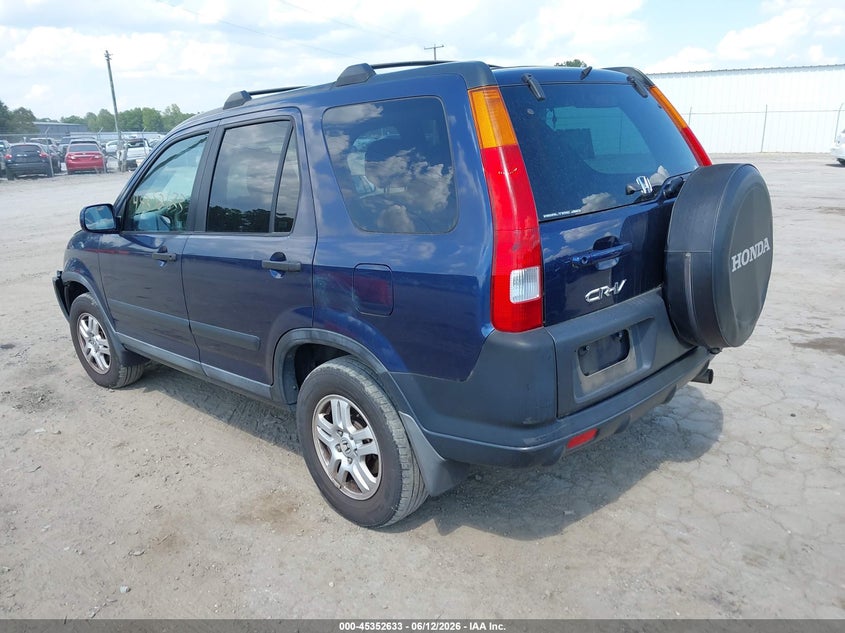 2004 HONDA CR-V SPORT UTILITY VEHICLE 2.4L I-4 DOHC, VVT, 160HP
