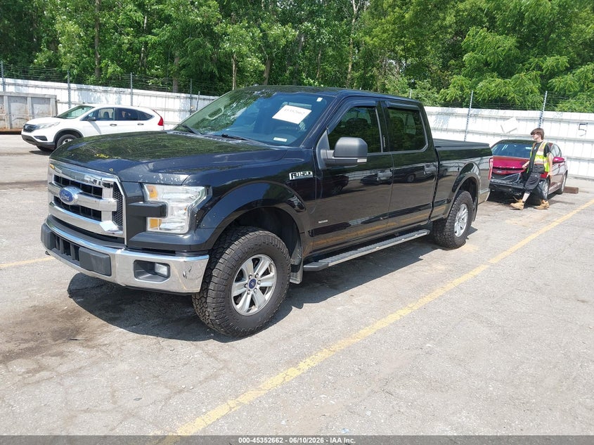Vin: 1ftfw1eg8fke00308, lot: 45850609, ford f-150 xlt 20152