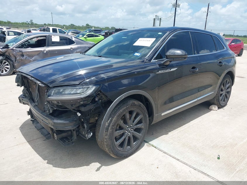 Vin: 2lmpj6k99mbl05110, lot: 45850634, lincoln nautilus reserve 20212