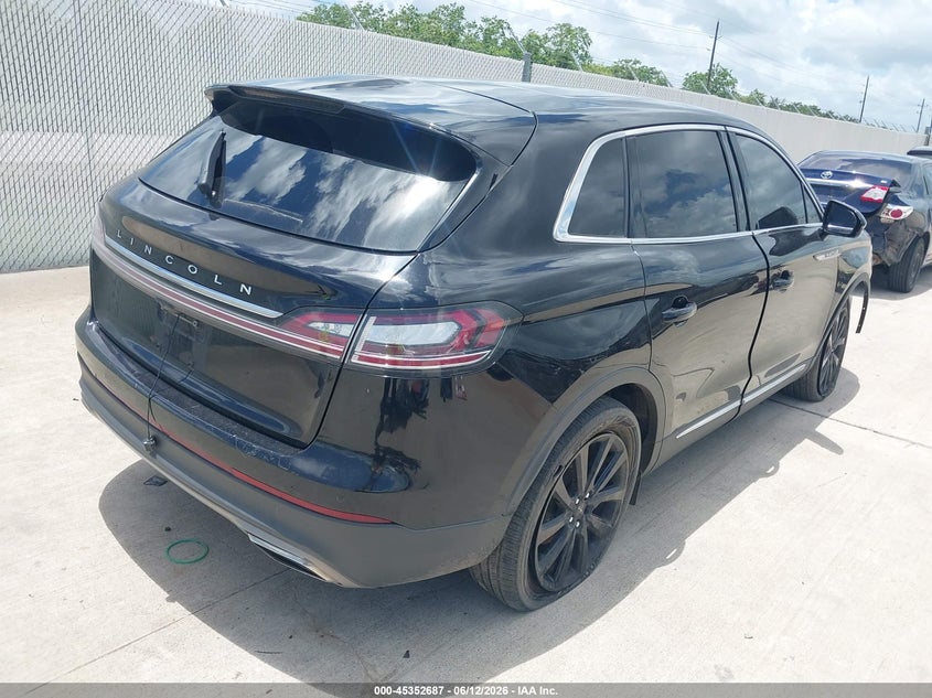 Vin: 2lmpj6k99mbl05110, lot: 45850634, lincoln nautilus reserve 20214