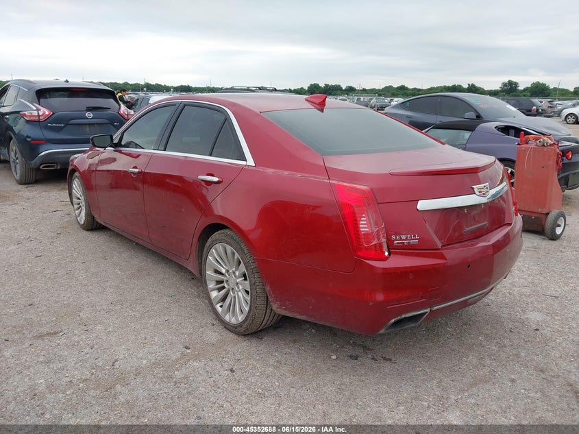 Vin: 1g6ar5sx6f0105879, lot: 45850636, cadillac cts luxury 20153