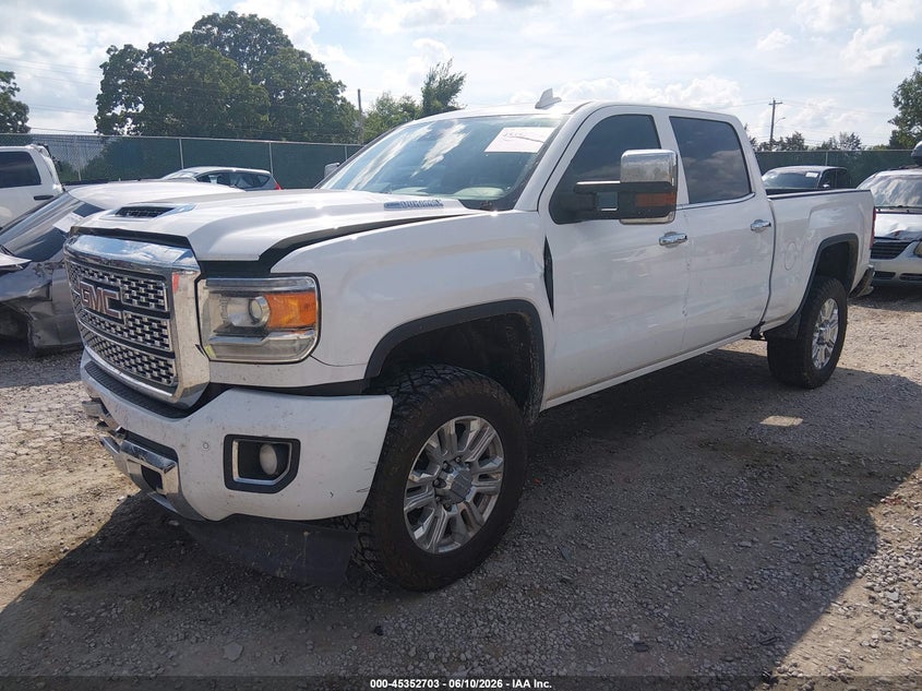 Vin: 1gt12uey1hf144430, lot: 45850650, gmc sierra 2500hd denali 20172