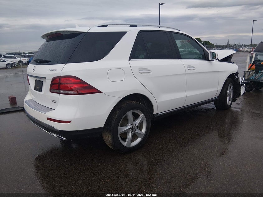 MERCEDES-BENZ GLE 350 2017 VIN 4JGDA5HBXHA991713