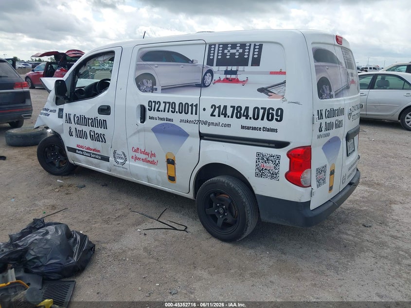 Vin: 3n6cm0knxlk696998, lot: 45850663, nissan nv200  cargo s xtronic cvt 20203