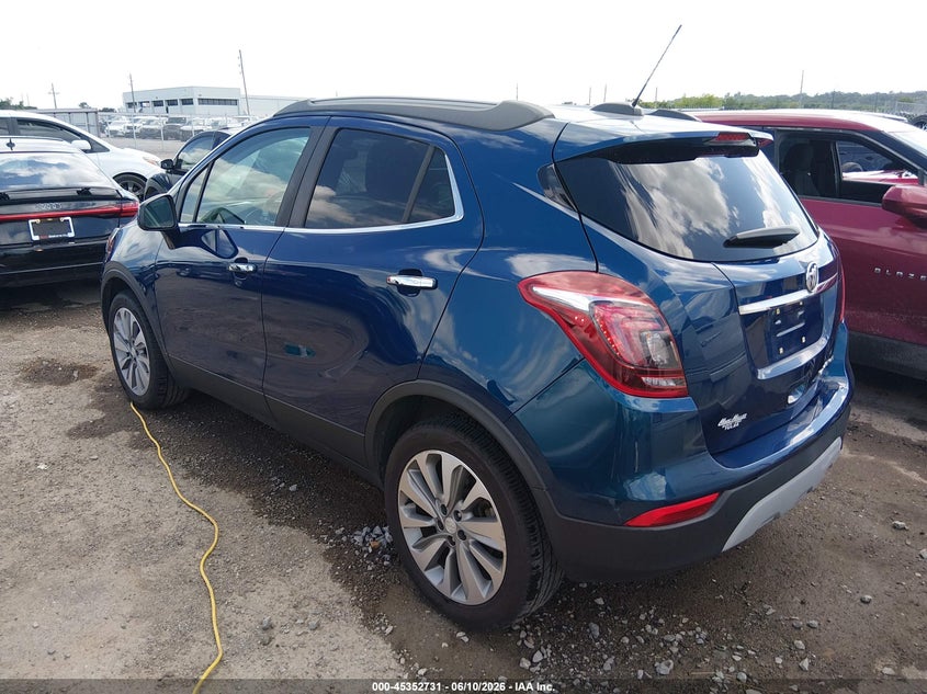 Vin: kl4cjasb1lb053128, lot: 45850678, buick encore fwd preferred 20203