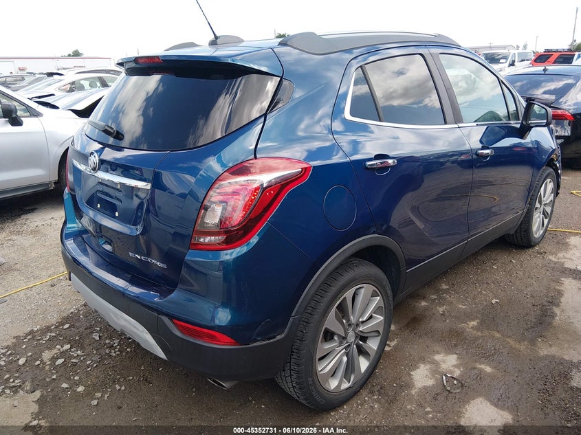 Vin: kl4cjasb1lb053128, lot: 45850678, buick encore fwd preferred 20204