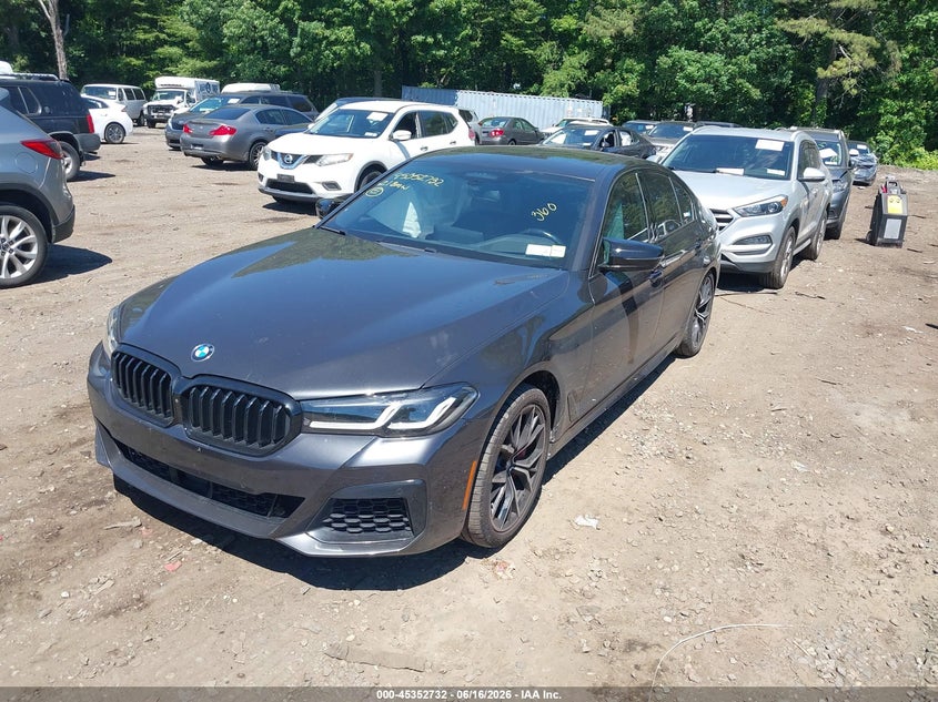 Vin: wba73bj02mcf88455, lot: 45850679, bmw 540i xdrive 20212