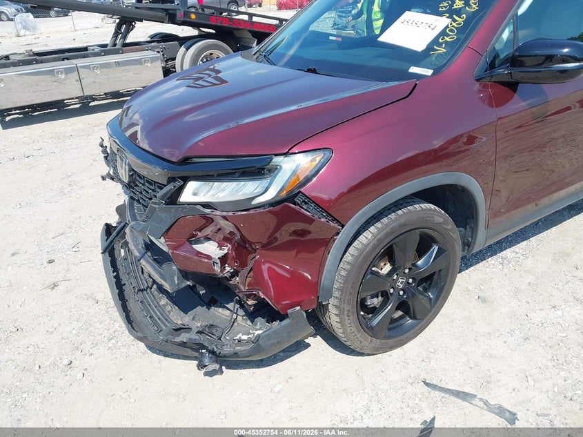 VIN 5FNYF8H07KB008086 2019 HONDA PASSPORT ELITE