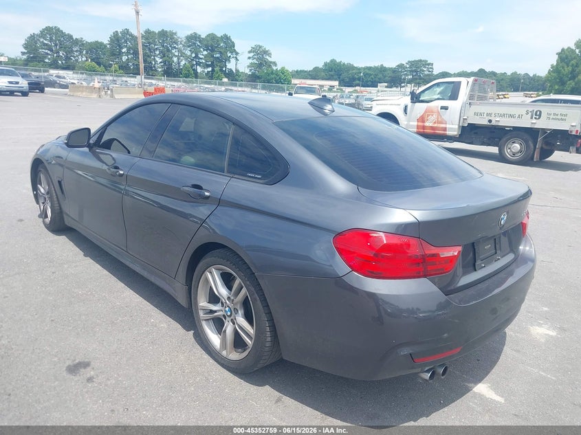 Vin: wba4a5c54fg051081, lot: 45850706, bmw 428 gran coupe 20153
