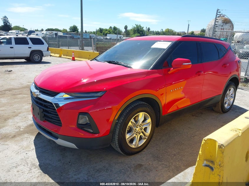 Vin: 3gnkbdrs5ms538679, lot: 45850757, chevrolet blazer fwd 3lt 20212