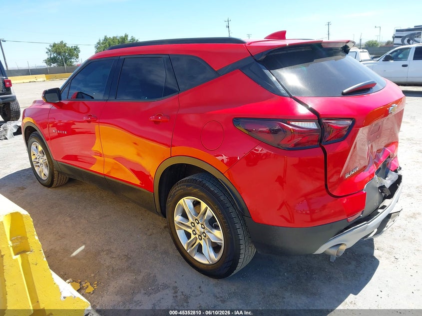 Vin: 3gnkbdrs5ms538679, lot: 45850757, chevrolet blazer fwd 3lt 20213