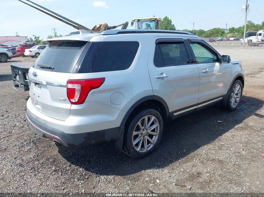 Vin: 1fm5k8fh0ggc46460, lot: 45850760, ford explorer limited 20164