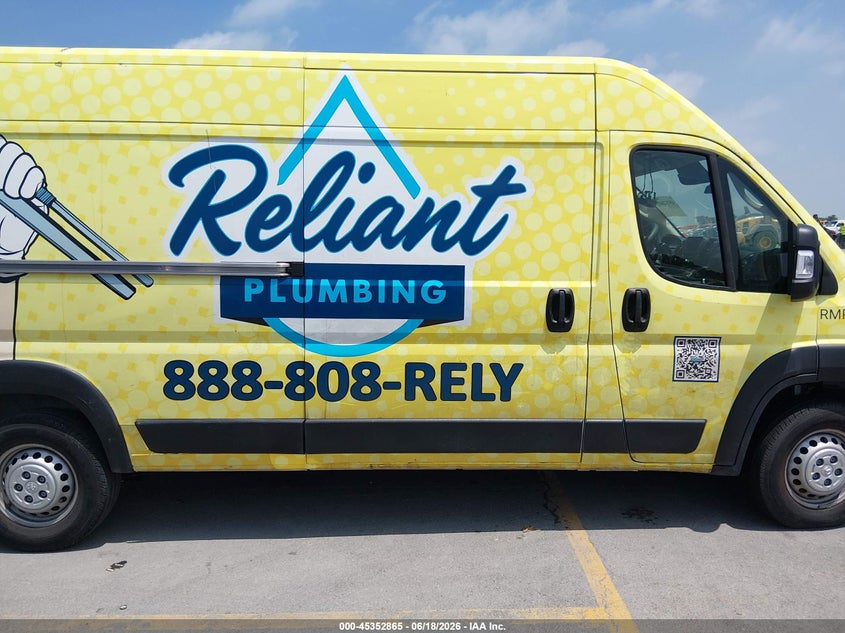 RAM PROMASTER 2500 2025 VIN 3C6LRVDG4SE554795