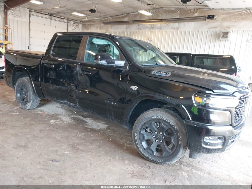 Vin: 1c6srfftxtn240996, lot: 45850821, ram 1500 big horn  4x4 5'7 box 2026 img_1