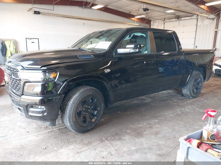 Vin: 1c6srfftxtn240996, lot: 45850821, ram 1500 big horn  4x4 5'7 box 20262