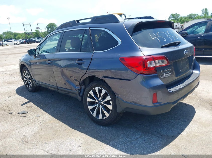 2015 SUBARU OUTBACK auction photo 3
