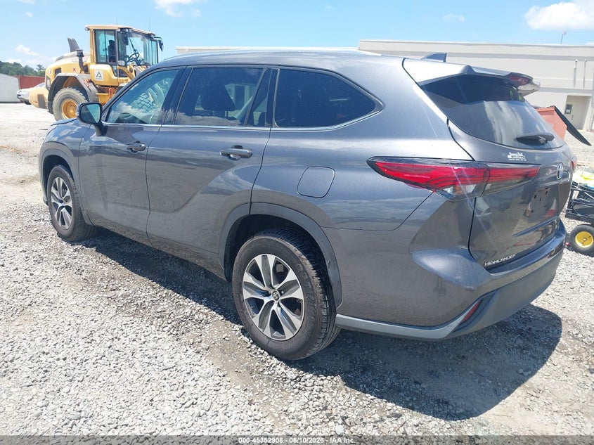 Vin: 5tdgzrah5ms535700, lot: 45850855, toyota highlander xle 20213
