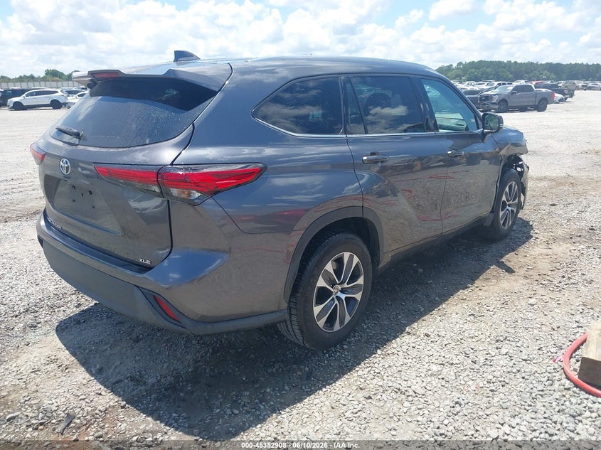 Vin: 5tdgzrah5ms535700, lot: 45850855, toyota highlander xle 20214