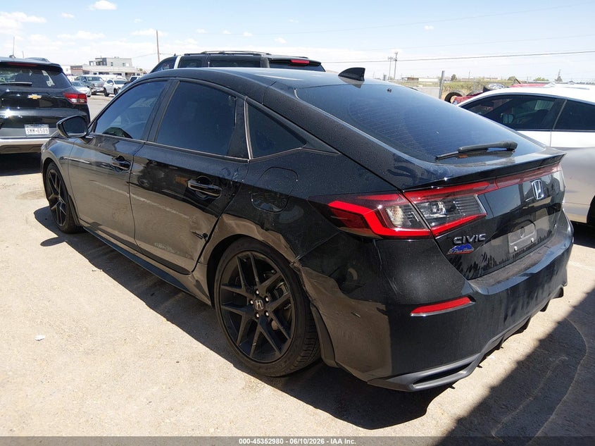 2023 HONDA CIVIC 2.0L I-4 DI, DOHC, V(VIN: 19XFL2H86PE009875