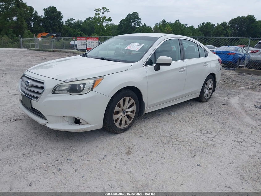 Vin: 4s3bnbc63g3050132, lot: 45850936, subaru legacy 2.5i premium 20162