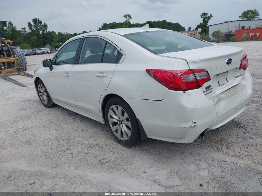 Vin: 4s3bnbc63g3050132, lot: 45850936, subaru legacy 2.5i premium 20163