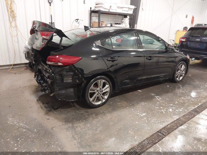 Vin: 5npd84lf6jh285132, lot: 45850966, hyundai elantra limited 20184