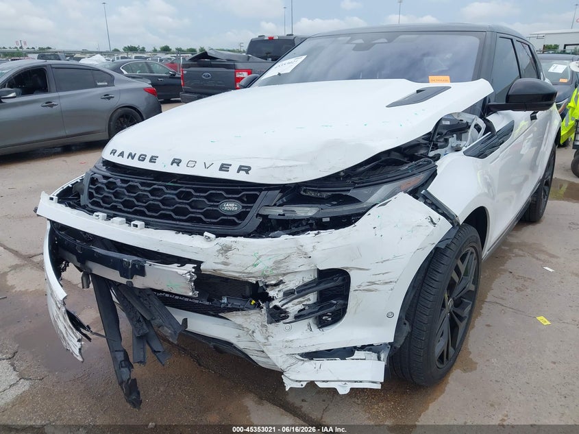 2021 Land Rover Range Rover Evoque R-Dynamic Se VIN: SALZL2FX0MH123456 Lot: 45353021