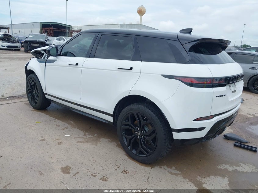 Vin: salzl2fx0mh123456, lot: 45850967, land rover range rover evoque r-dynamic se 20213