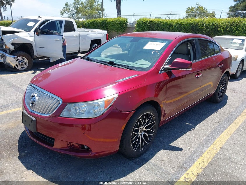 Vin: 1g4ge5edxbf312265, lot: 45851012, buick lacrosse cxs 20112