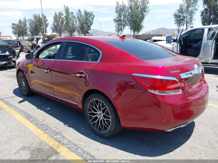 Vin: 1g4ge5edxbf312265, lot: 45851012, buick lacrosse cxs 20113