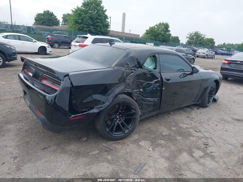 Vin: 2c3cdzfj6lh125465, lot: 45851014, dodge challenger r/t scat pack widebody 20204