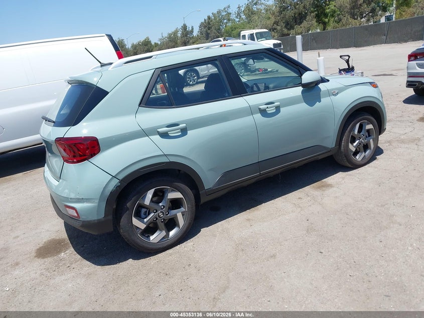 Vin: kmhrc8a31tu432742, lot: 45851083, hyundai venue sel 20264