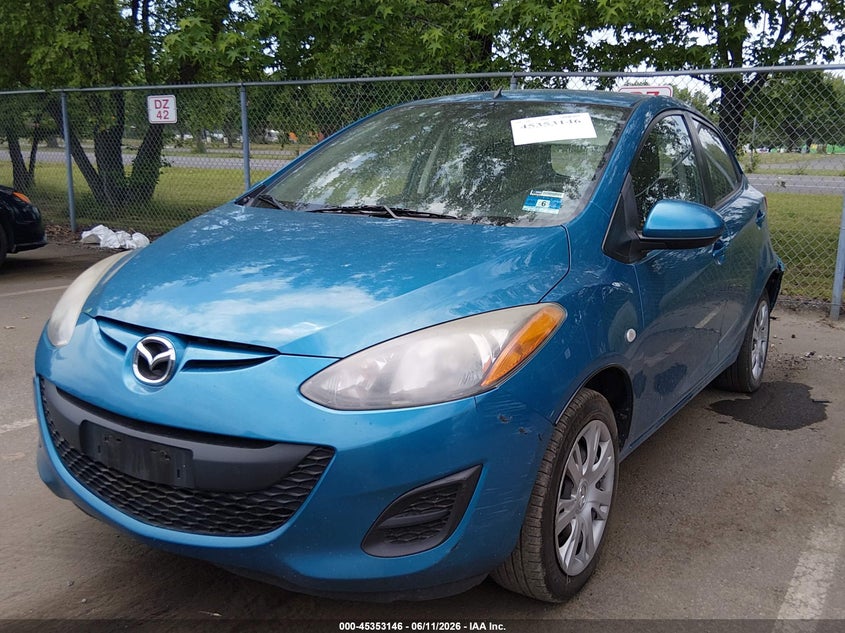 Vin: jm1de1ky9c0148583, lot: 45851093, mazda mazda2 sport 20122