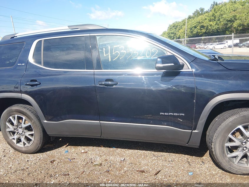 VIN 1GKKNRLSXMZ112600 2021 GMC ACADIA AWD SLE