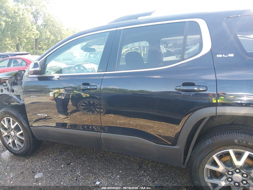 VIN 1GKKNRLSXMZ112600 2021 GMC ACADIA AWD SLE