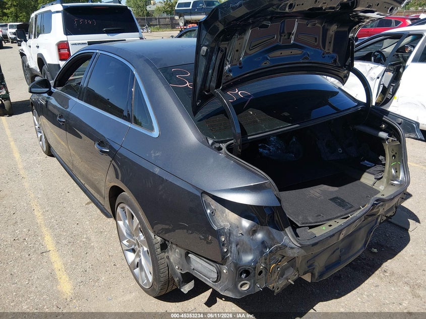 AUDI A4 2023 VIN WAUEAAF46PN008150