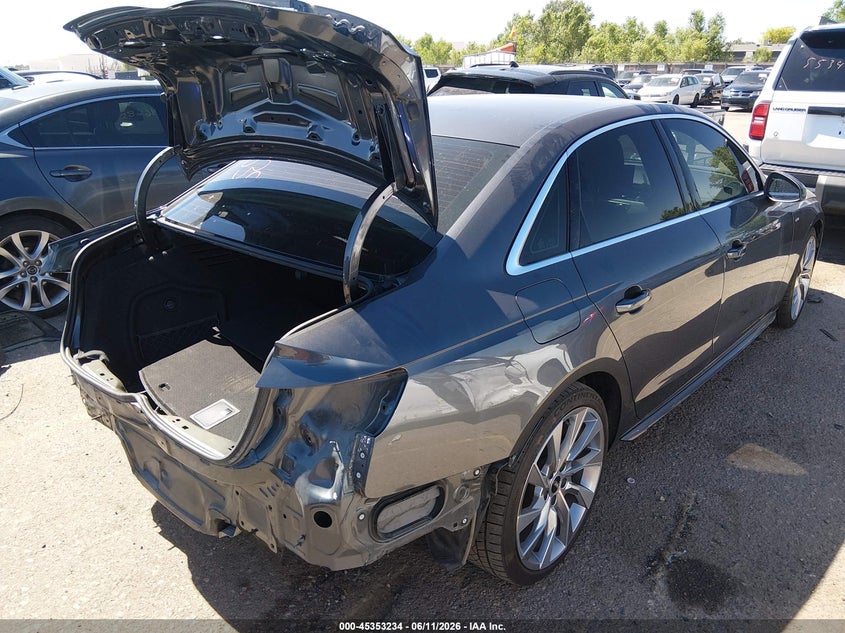 AUDI A4 2023 VIN WAUEAAF46PN008150