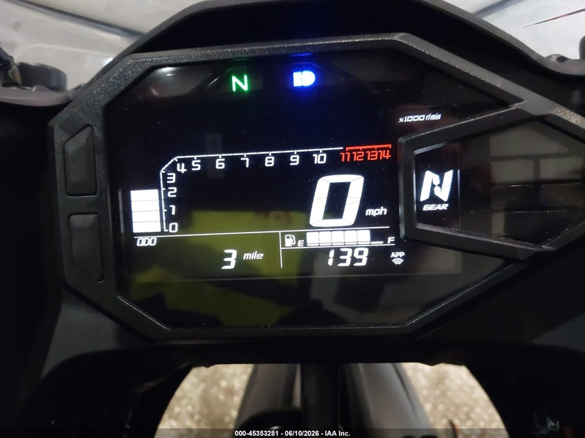 2026 Kawasaki Ex500 H VIN: ML5EXGH12TDA98689 Lot: 45353281
